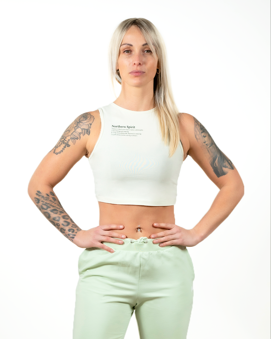 Crop Tank - NS Clean Skull