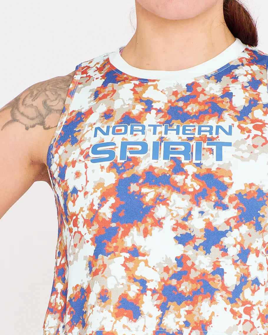 Crop Tank - NS Thaesia Military Tie&Dye