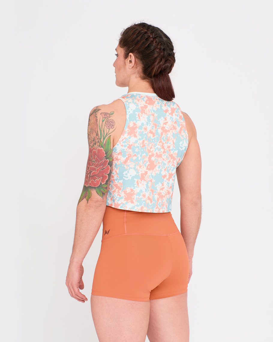 Crop Tank - NS Thaesia Military Tie&Dye