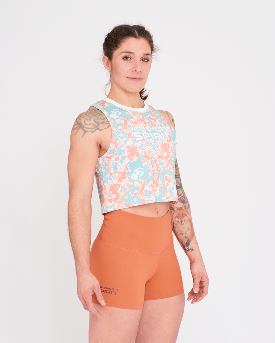 Crop Tank - NS Thaesia Military Tie&Dye