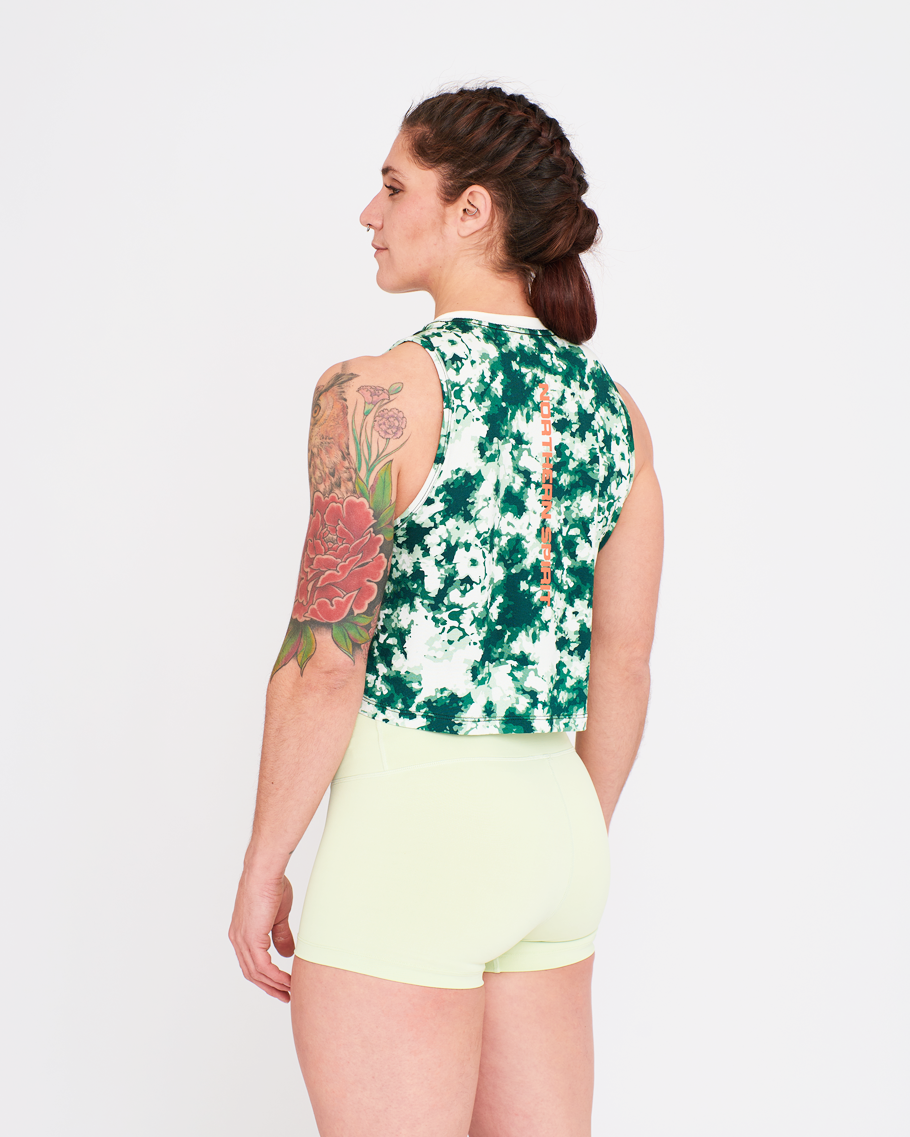 Crop Tank - NS Thaesia Military Tie&Dye