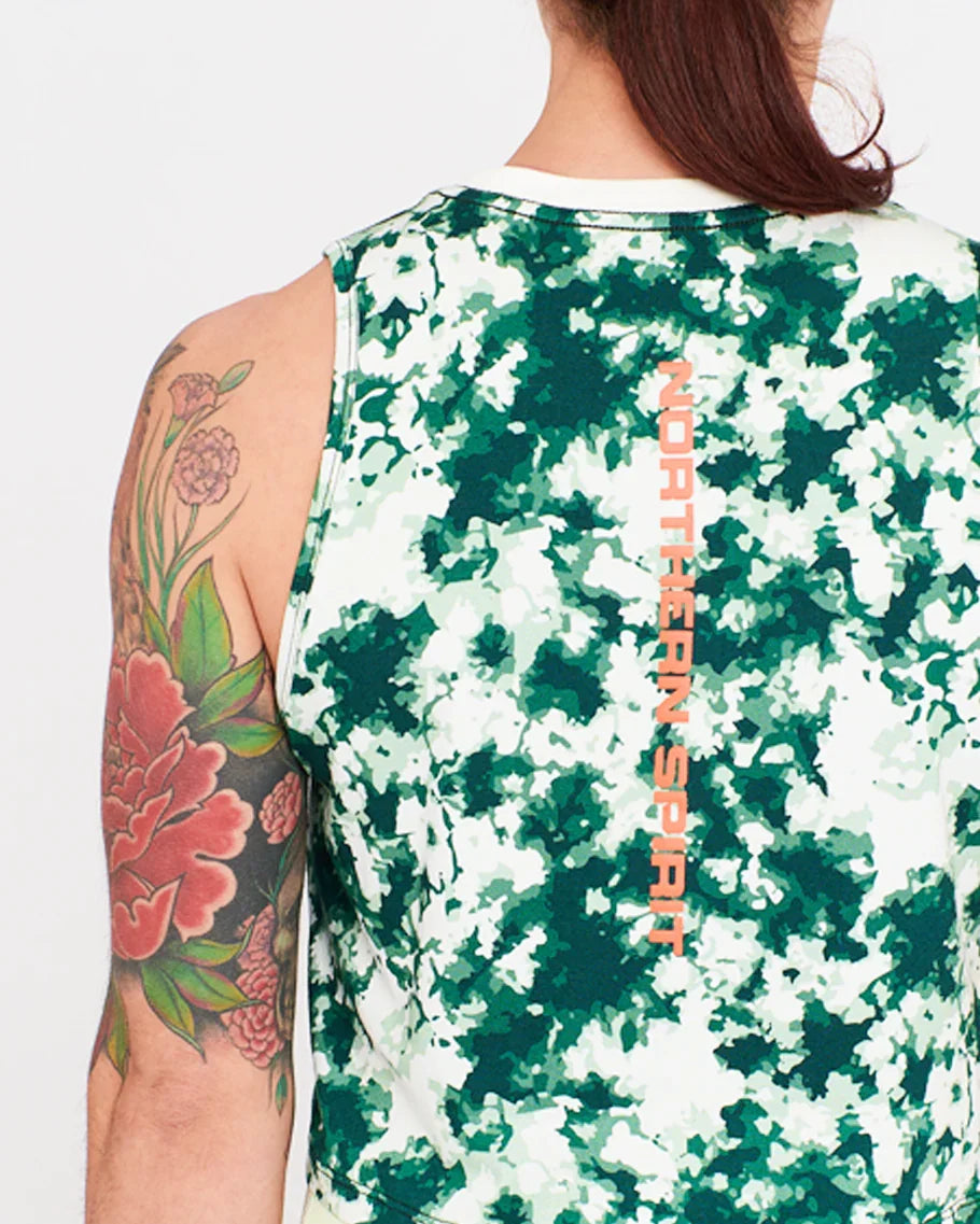 Crop Tank - NS Thaesia Military Tie&Dye