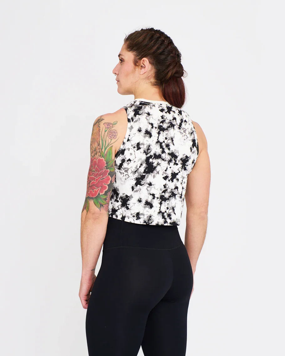 Crop Tank - NS Thaesia Military Tie&Dye