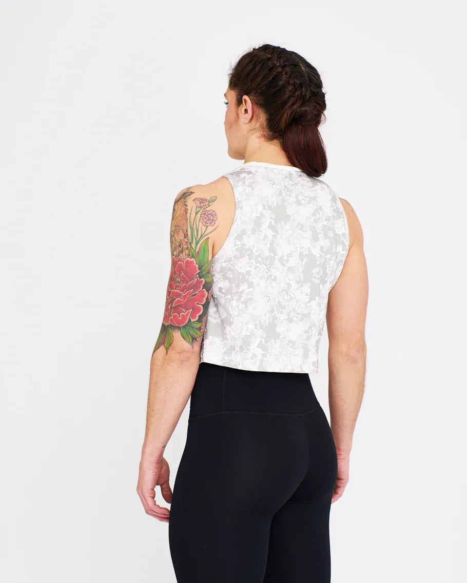 Crop Tank - NS Thaesia Military Tie&Dye