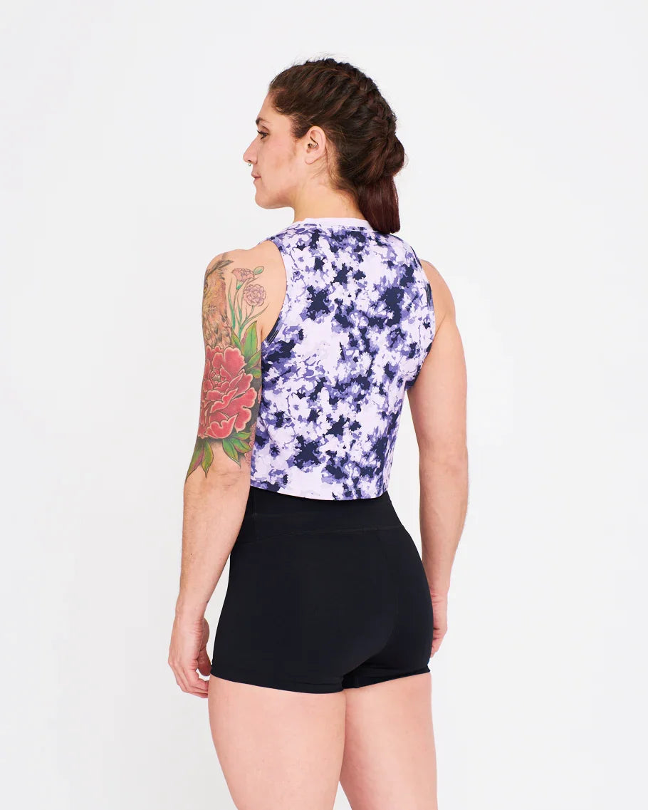 Crop Tank - NS Thaesia Military Tie&Dye