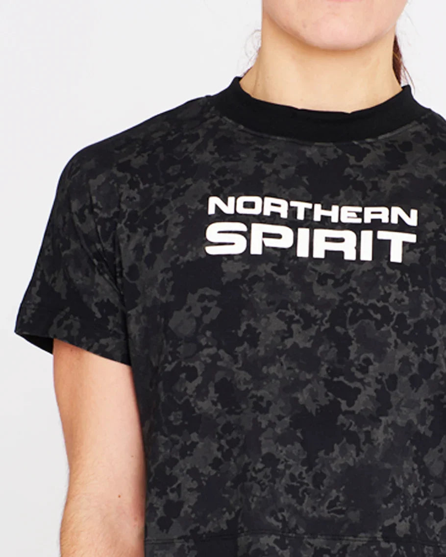 Crop Tee - NS Wings Military Tie&Dye