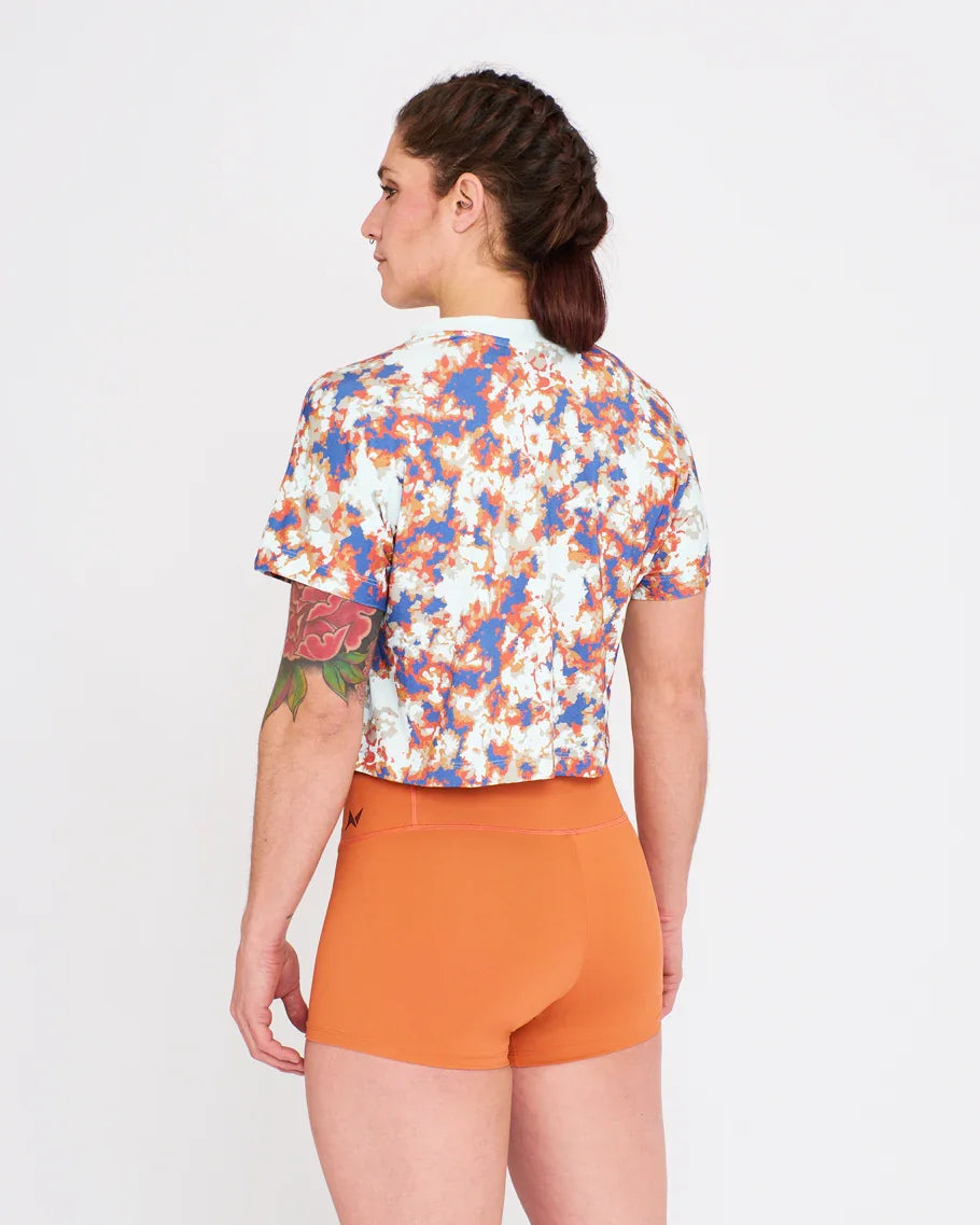 Crop Tee - NS Wings Military Tie&Dye