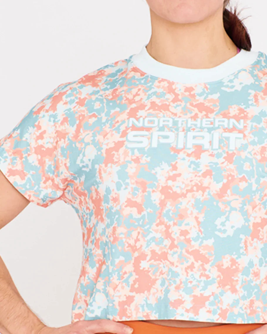 Crop Tee - NS Wings Military Tie&Dye