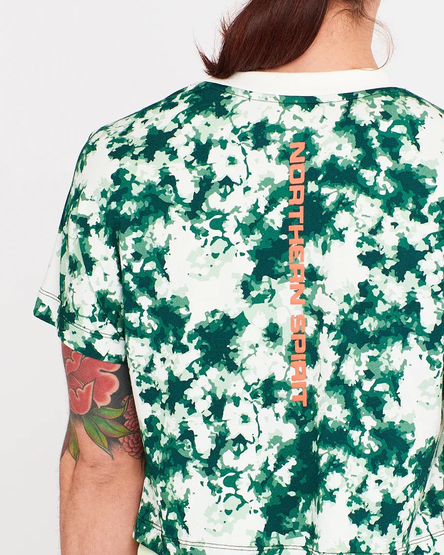 Crop Tee - NS Wings Military Tie&Dye