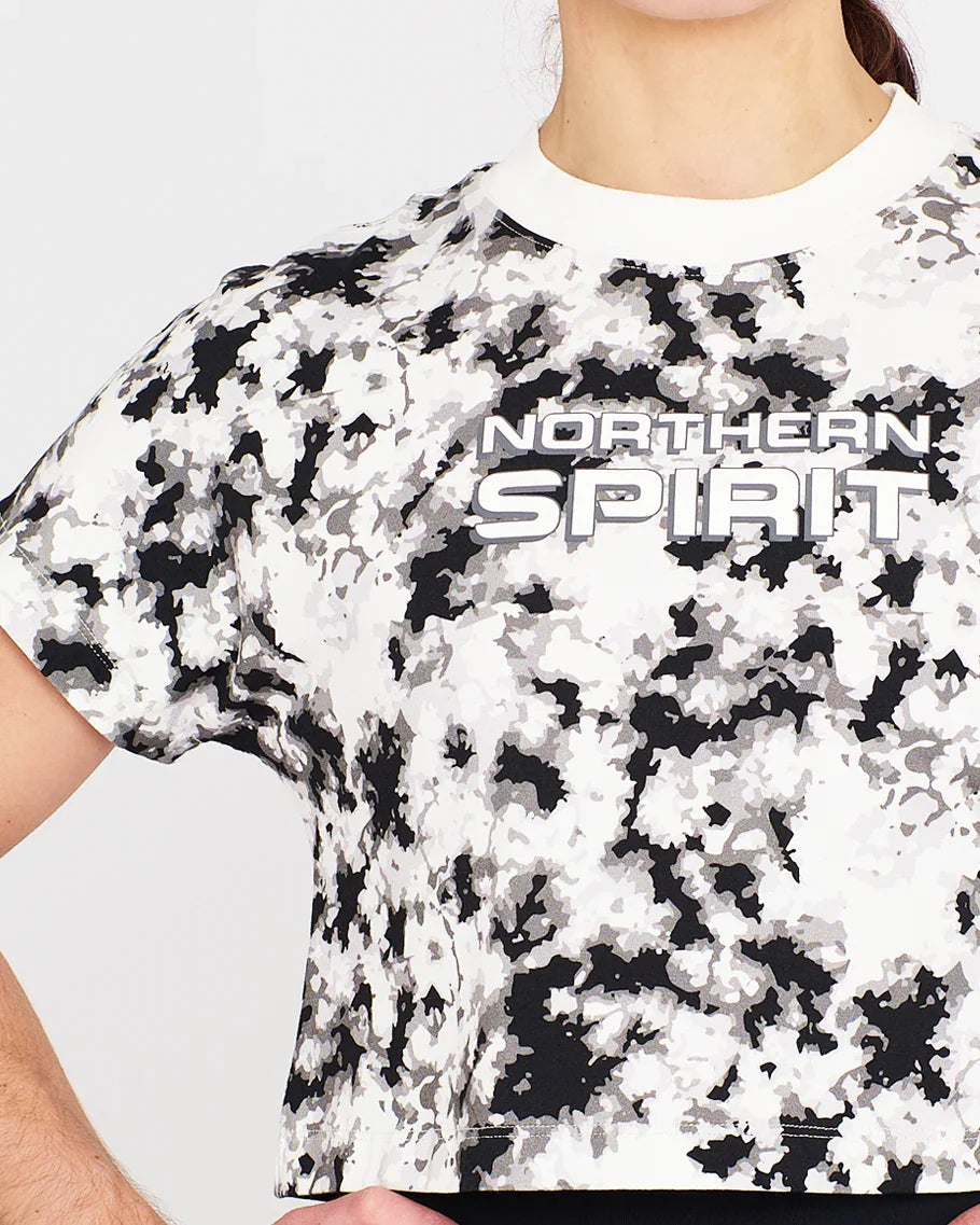 Crop Tee - NS Wings Military Tie&Dye