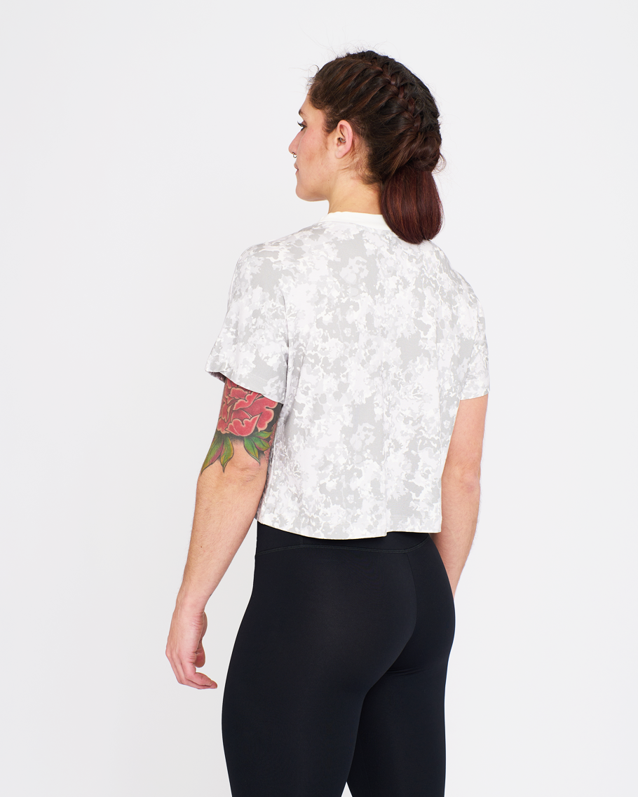 Crop Tee - NS Wings Military Tie&Dye