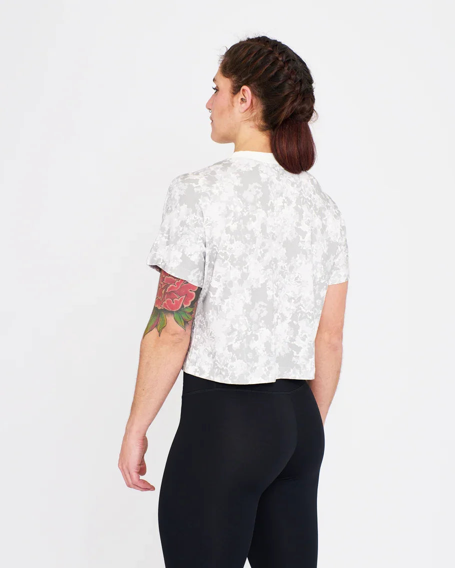 Crop Tee - NS Wings Military Tie&Dye