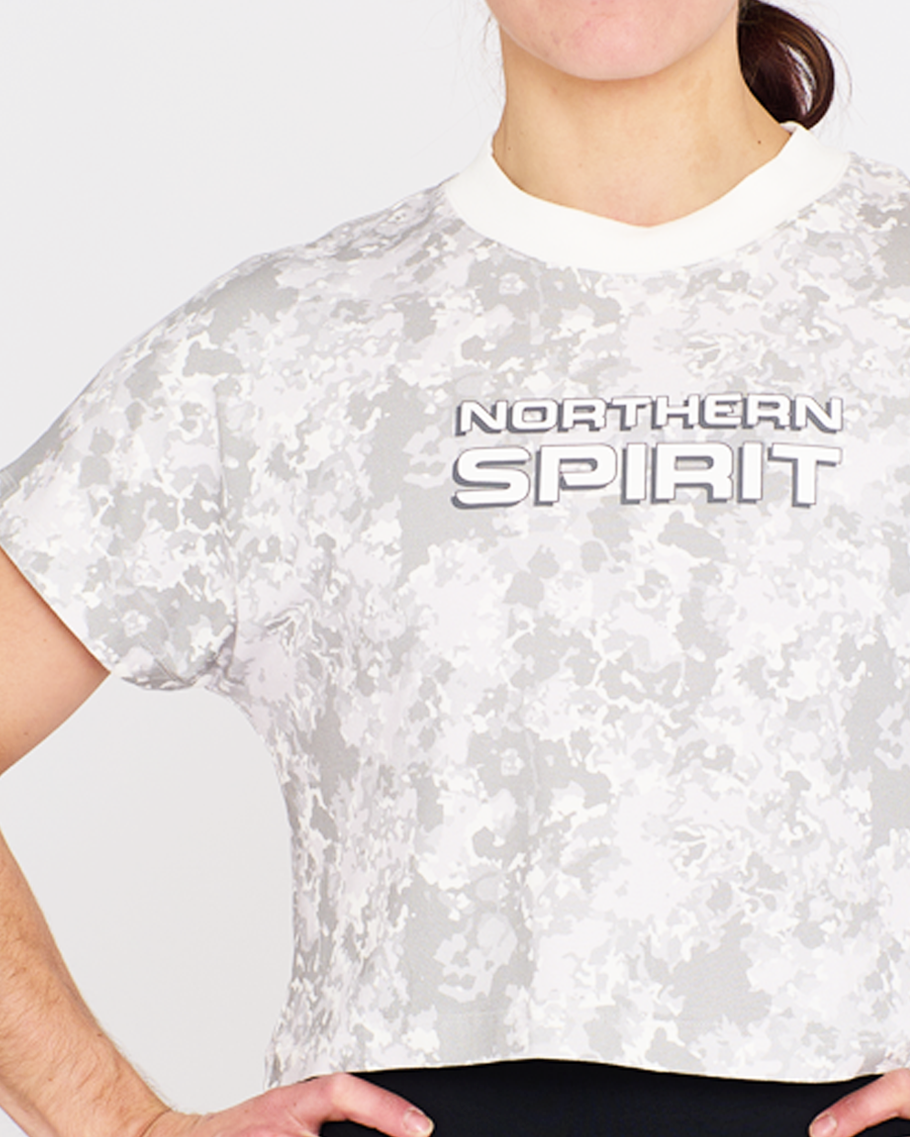 Crop Tee - NS Wings Military Tie&Dye