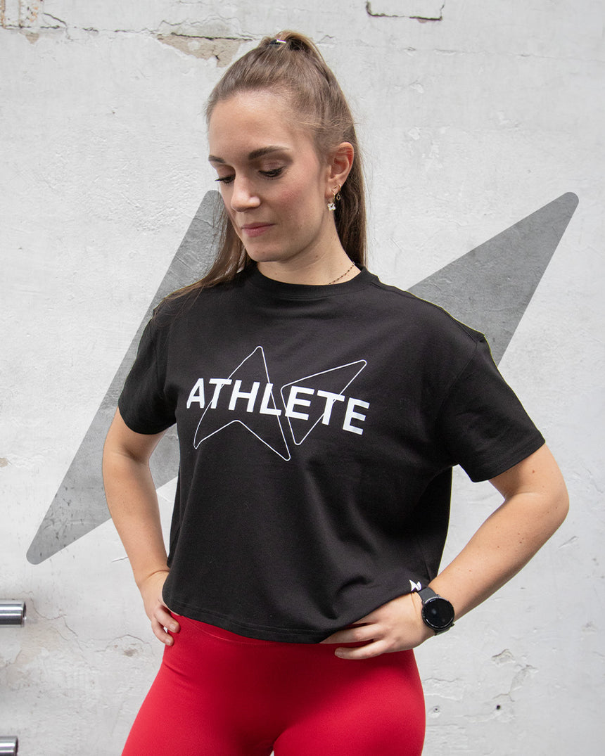 NS Baggy Top Athlete edition - Oversized women’s cropped tee