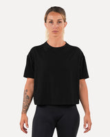 NS Basics Baggy Top - women overSized crop top