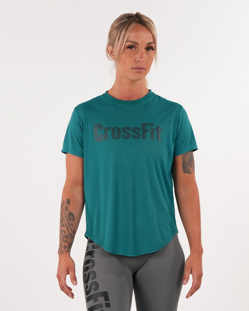 CrossFit® Epaulet - T-shirt coupe régulière pour femme 