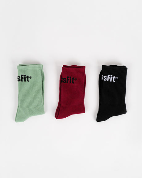 Pack CrossFit® Socks x3 - Mid-height unisex socks