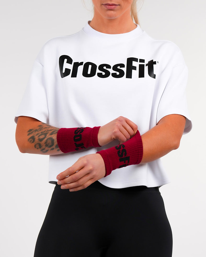 CrossFit® Performance Gym Pack - Fingerless grips, Grip tape & Wrist Band Carmine