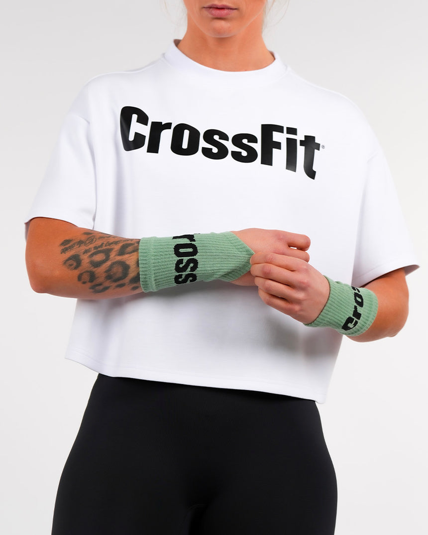 CrossFit® Performance Gym Pack - Fingerless grips, Grip tape & Wrist Band Shale green