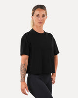 NS Basics Baggy Top - women overSized crop top