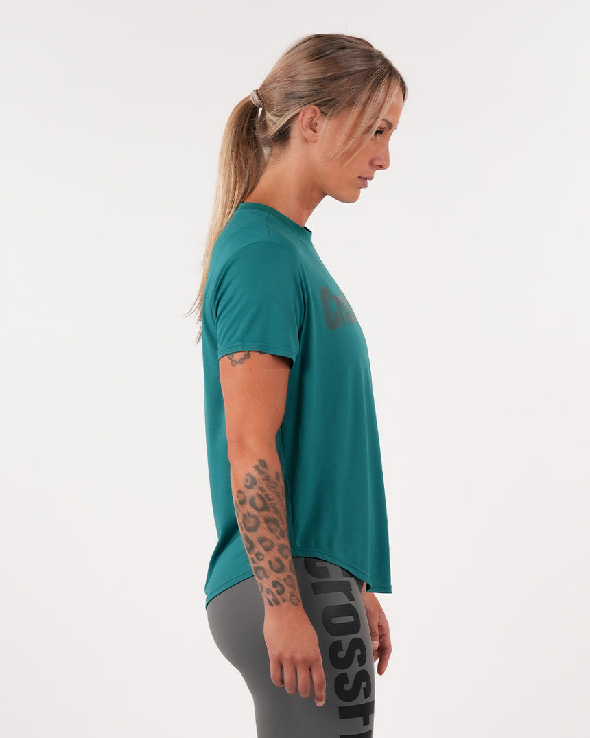 CrossFit® Epaulet - T-shirt coupe régulière pour femme 