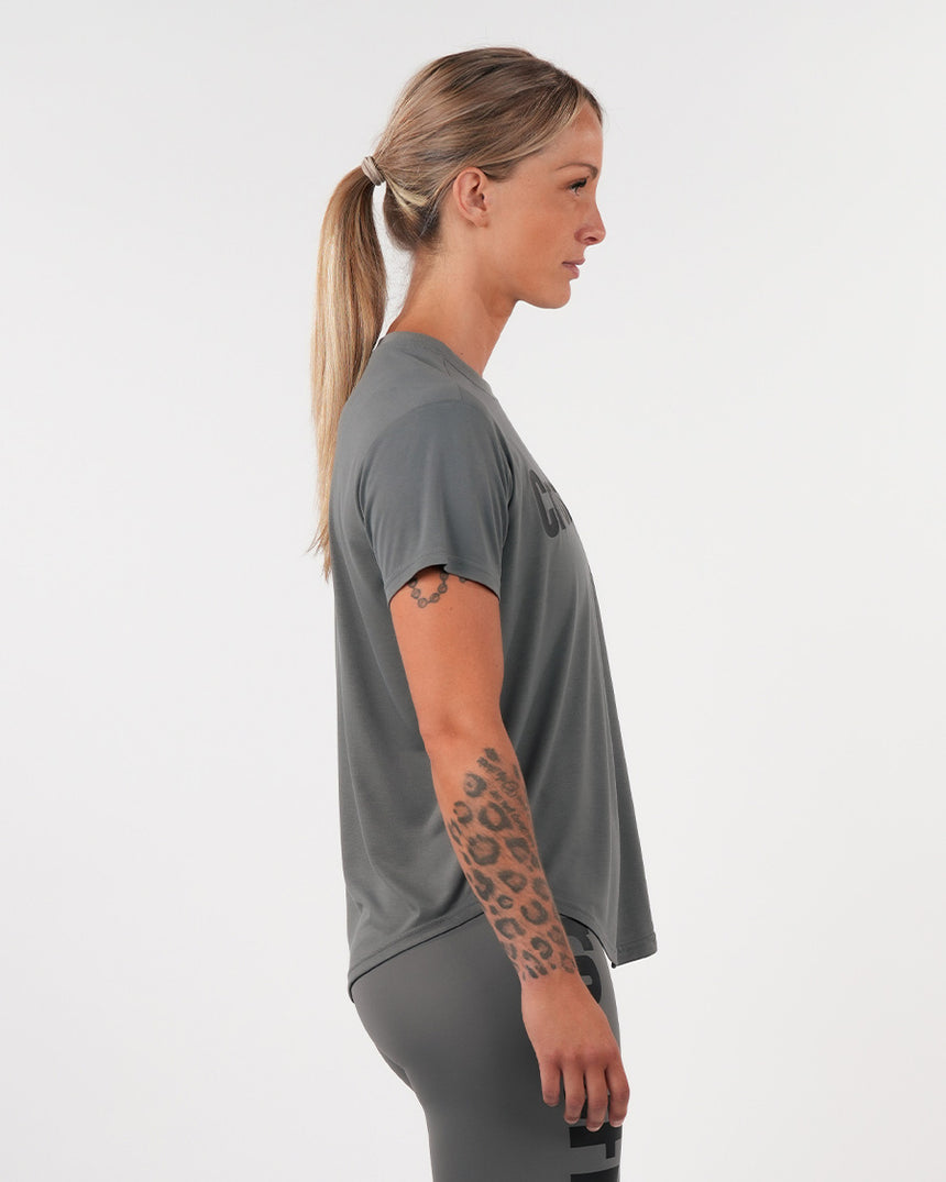 CrossFit® Epaulet - T-shirt coupe régulière pour femme 