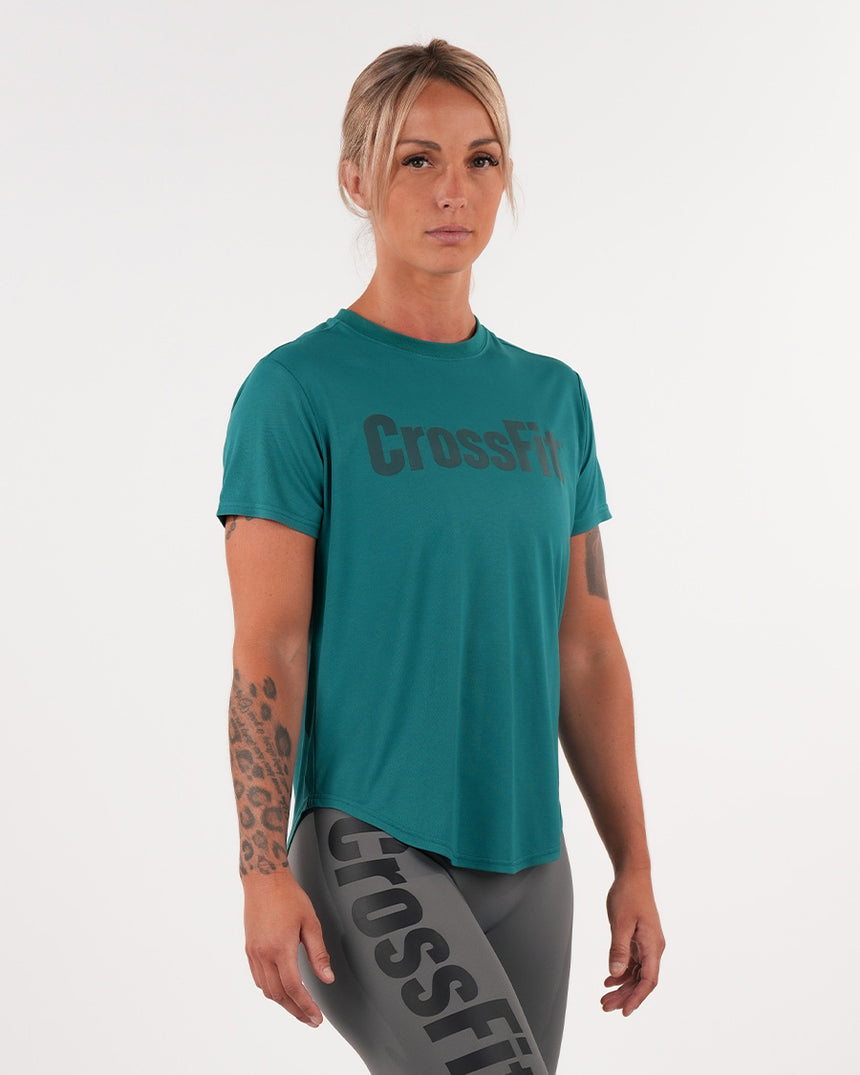 CrossFit® Epaulet - T-shirt coupe régulière pour femme 