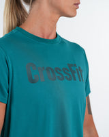 CrossFit® Epaulet - T-shirt coupe régulière pour femme 