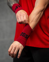 CrossFit® Performance Gym Pack - Fingerless grips, Grip tape & Wrist Band Carmine