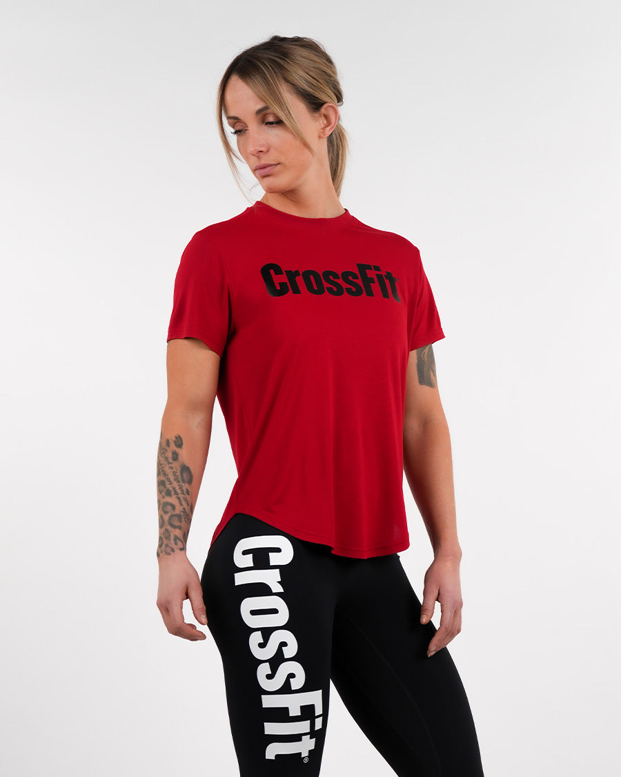CrossFit® Epaulet - T-shirt coupe régulière pour femme 