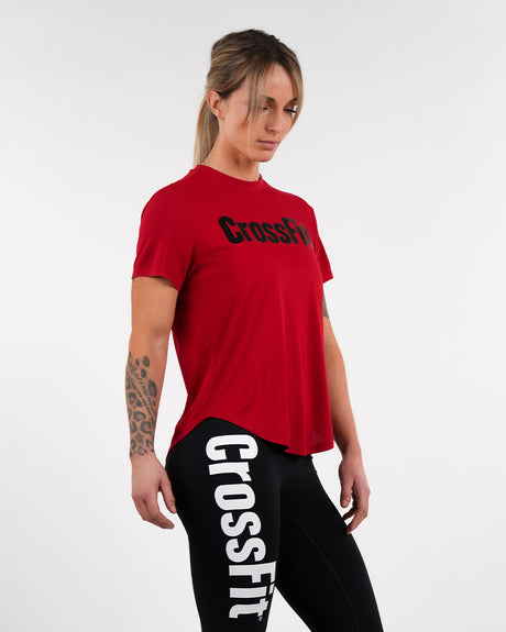 CrossFit® Epaulet T-shirt coupe régulière pour femme 
