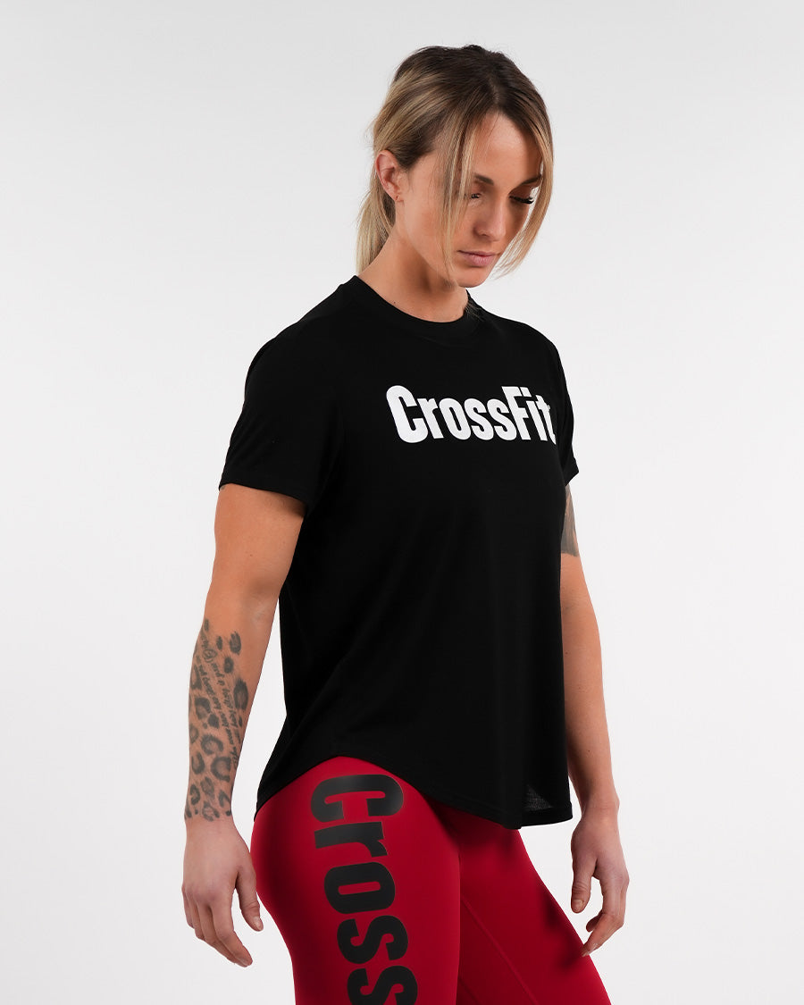 CrossFit® Epaulet - T-shirt coupe régulière pour femme 