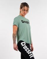 CrossFit® Epaulet - T-shirt coupe régulière pour femme 