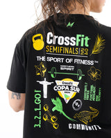 CrossFit® Baggy Top Patchwork - COPA SUR T-shirt oversize