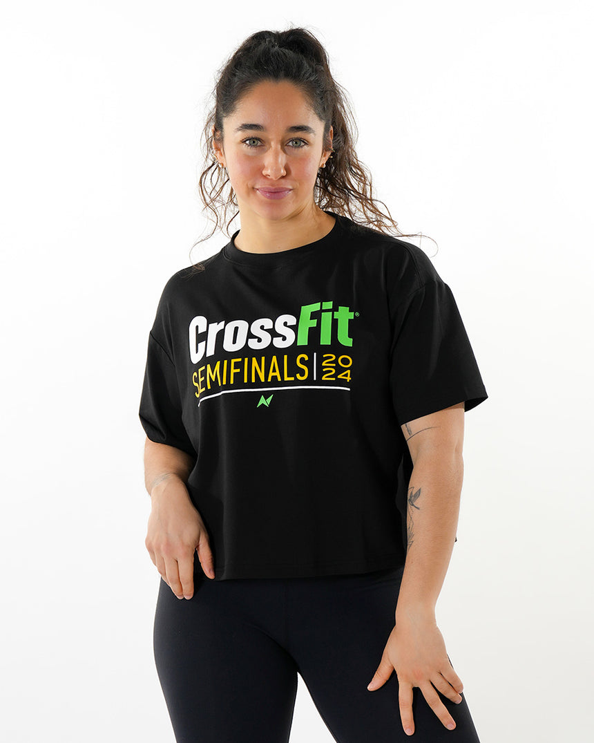 CrossFit® Baggy Top Patchwork  COPA SUR  oversized crop top