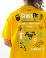 CrossFit® Baggy Top Patchwork - COPA SUR overSized crop top