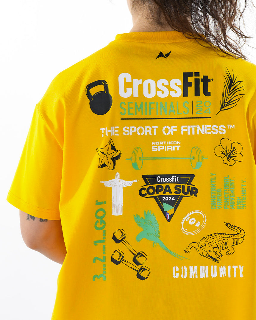 CrossFit® Baggy Top Patchwork - COPA SUR T-shirt oversize