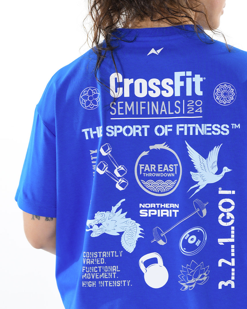 CrossFit® Baggy Top Patchwork - FAR EAST THROWDOWN T-shirt oversize