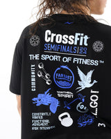 CrossFit® Baggy Top Patchwork - FAR EAST THROWDOWN  overSized crop top