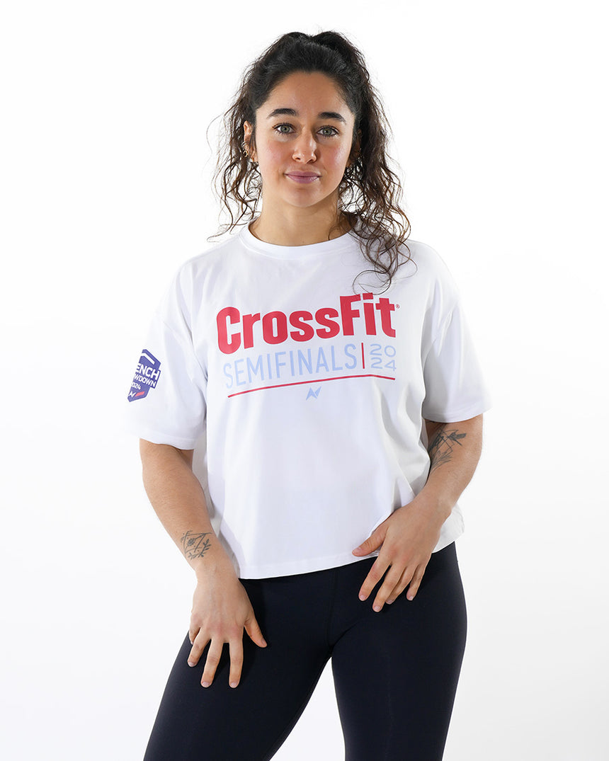 CrossFit® Baggy Top Map - FRENCH THROWDOWN  overSized crop top