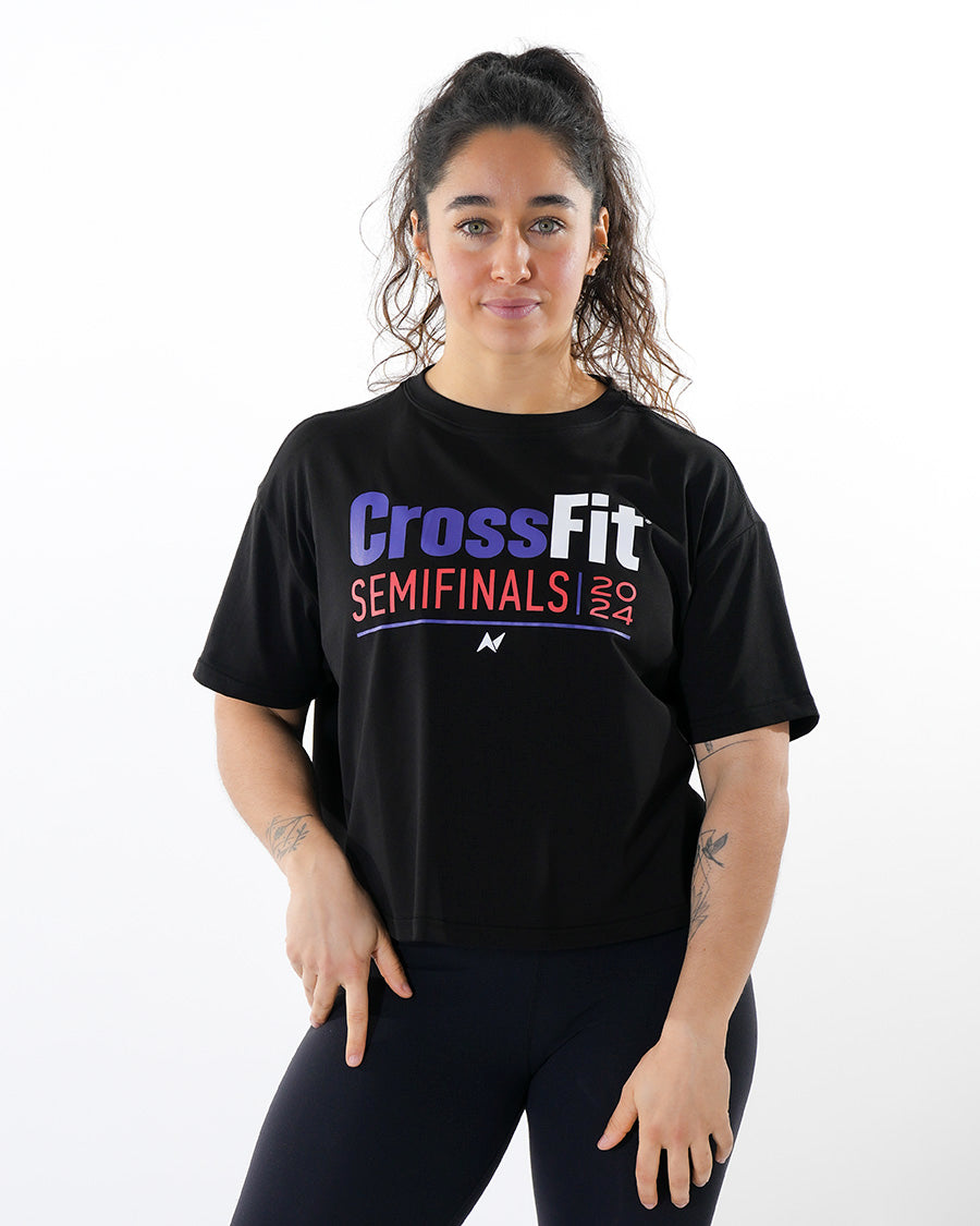 CrossFit® Baggy Top Patchwork - Haut court oversize FRENCH THROWDOWN