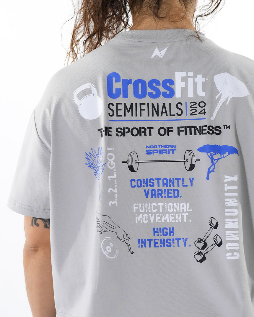 CrossFit® Baggy Top Patchwork - Renegates Games oversized crop top