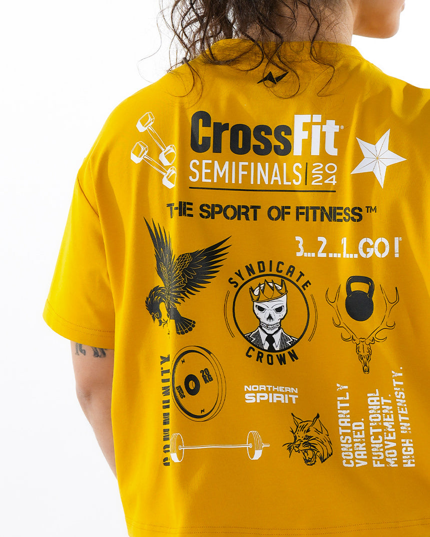 CrossFit® Baggy Top Patchwork  - SYNDICATE CROWN T-shirt oversize