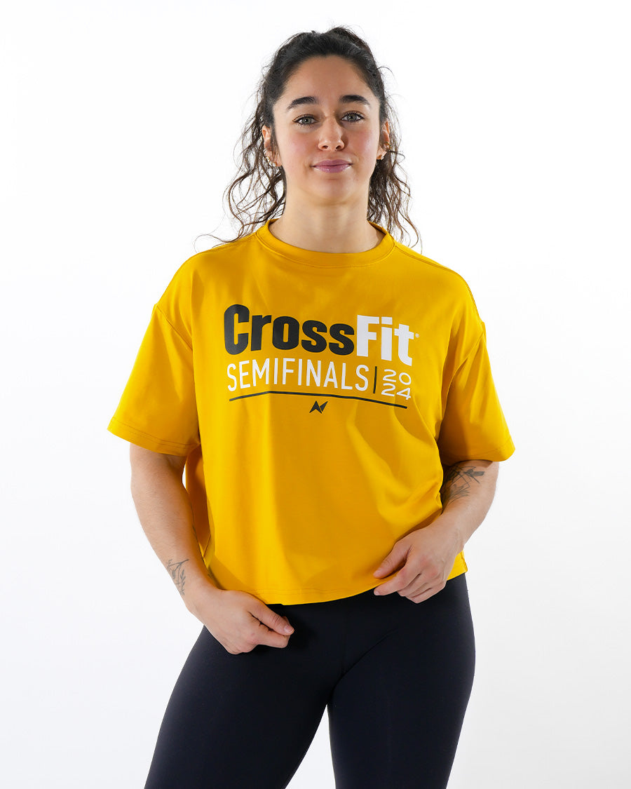 CrossFit® Baggy Top Patchwork SYNDICATE CROWN  - Haut court oversize