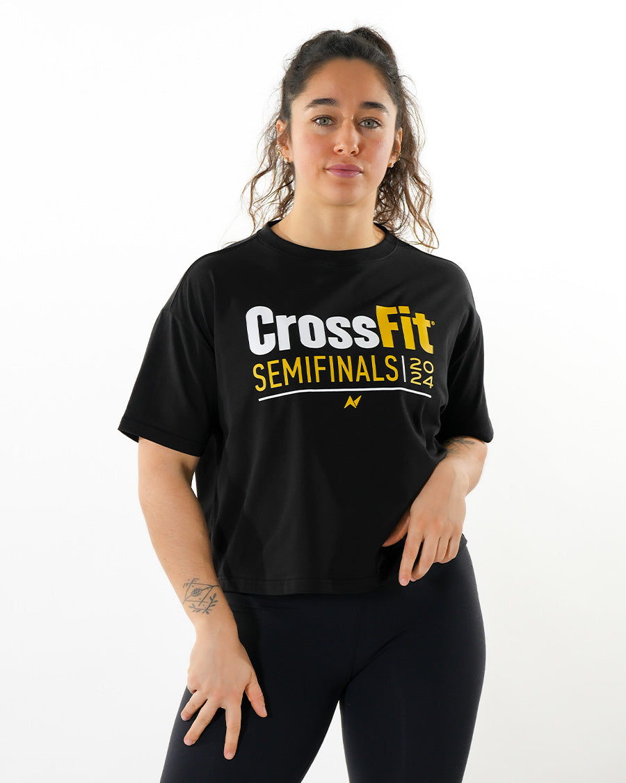 CrossFit® Baggy Top Patchwork - SYNDICATE CROWN T-shirt oversize 