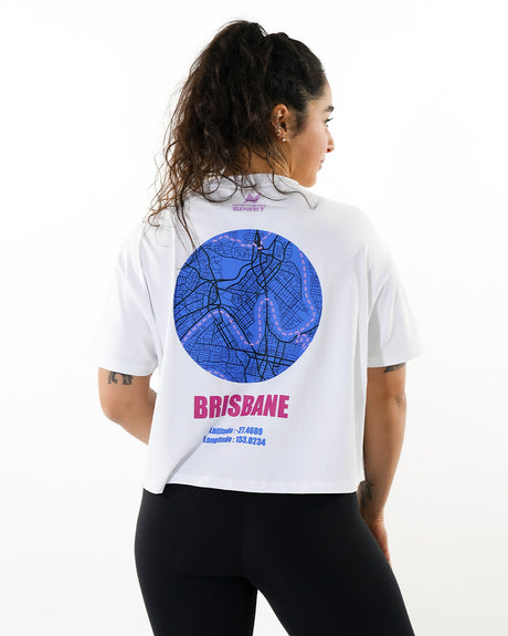 CrossFit® Baggy Top Map Collector - TORIAN PRO Women oversized crop top