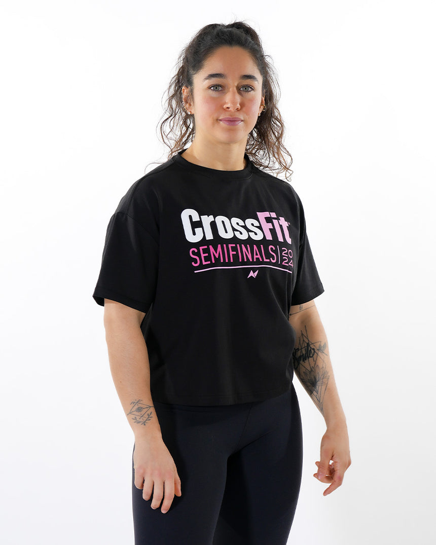 CrossFit® Baggy Top Patchwork - TORIAN PRO Women oversized crop top