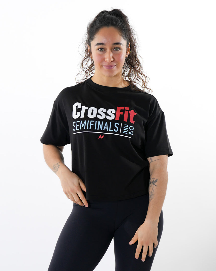CrossFit® Baggy Top Patchwork - WEST COAST CLASSIC T-shirt oversize 