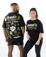 CrossFit® Smurf Patchwork - COPA SUR T-shirt oversize unisexe