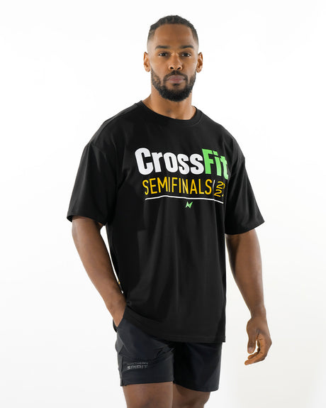 CrossFit® Smurf Patchwork - COPA SUR T-shirt oversize unisexe